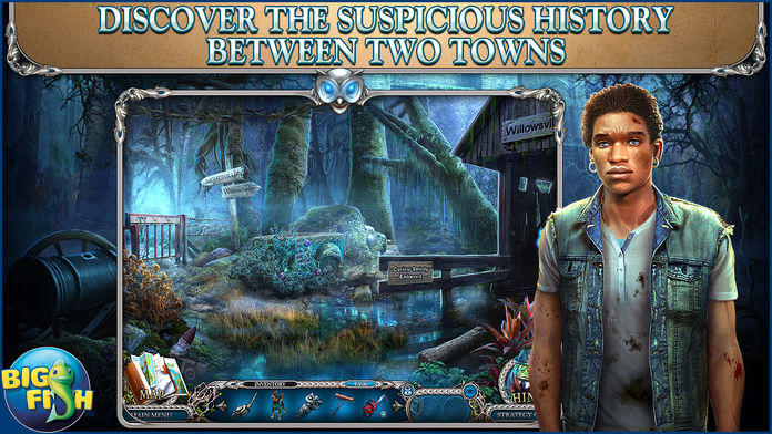 Screenshot 1 of Mystery Trackers: Nightsville Horror - Una aventura de objetos ocultos (completa) 