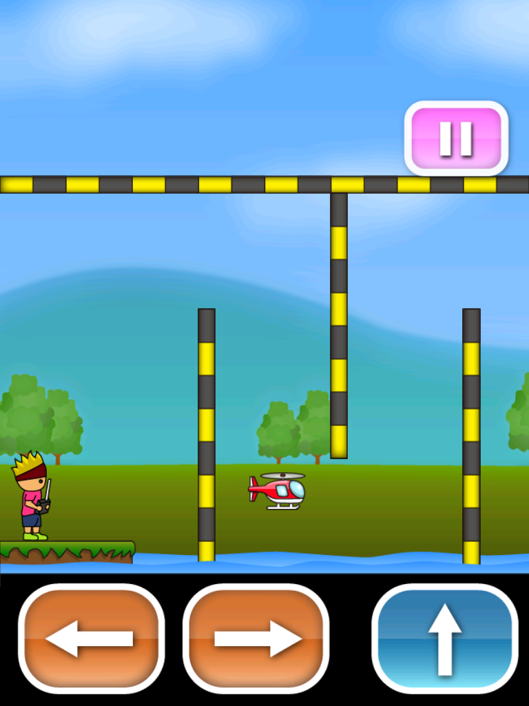 Cuplikan Layar Game トニーくんのラジコンヘリ２