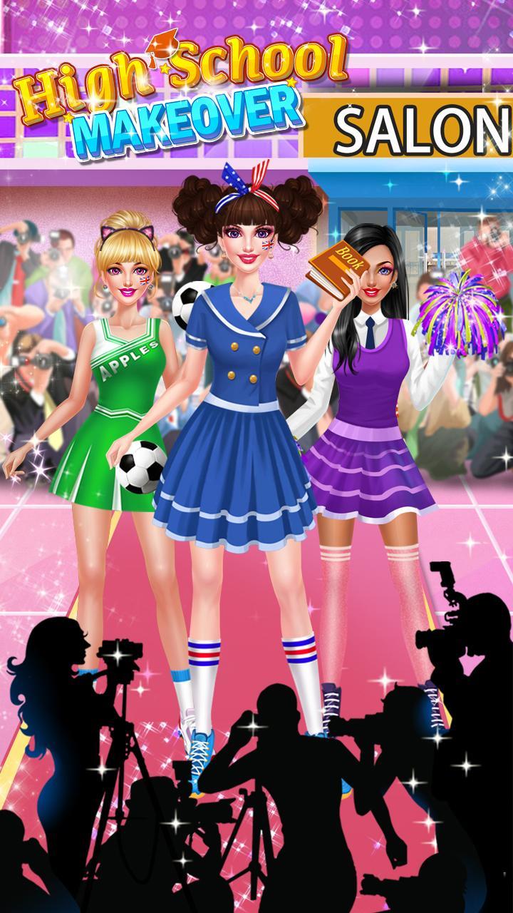 School Makeup Salon Game Screenshot