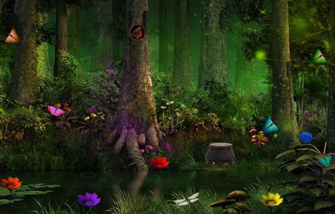Magical Forest Monster Escape screenshot game