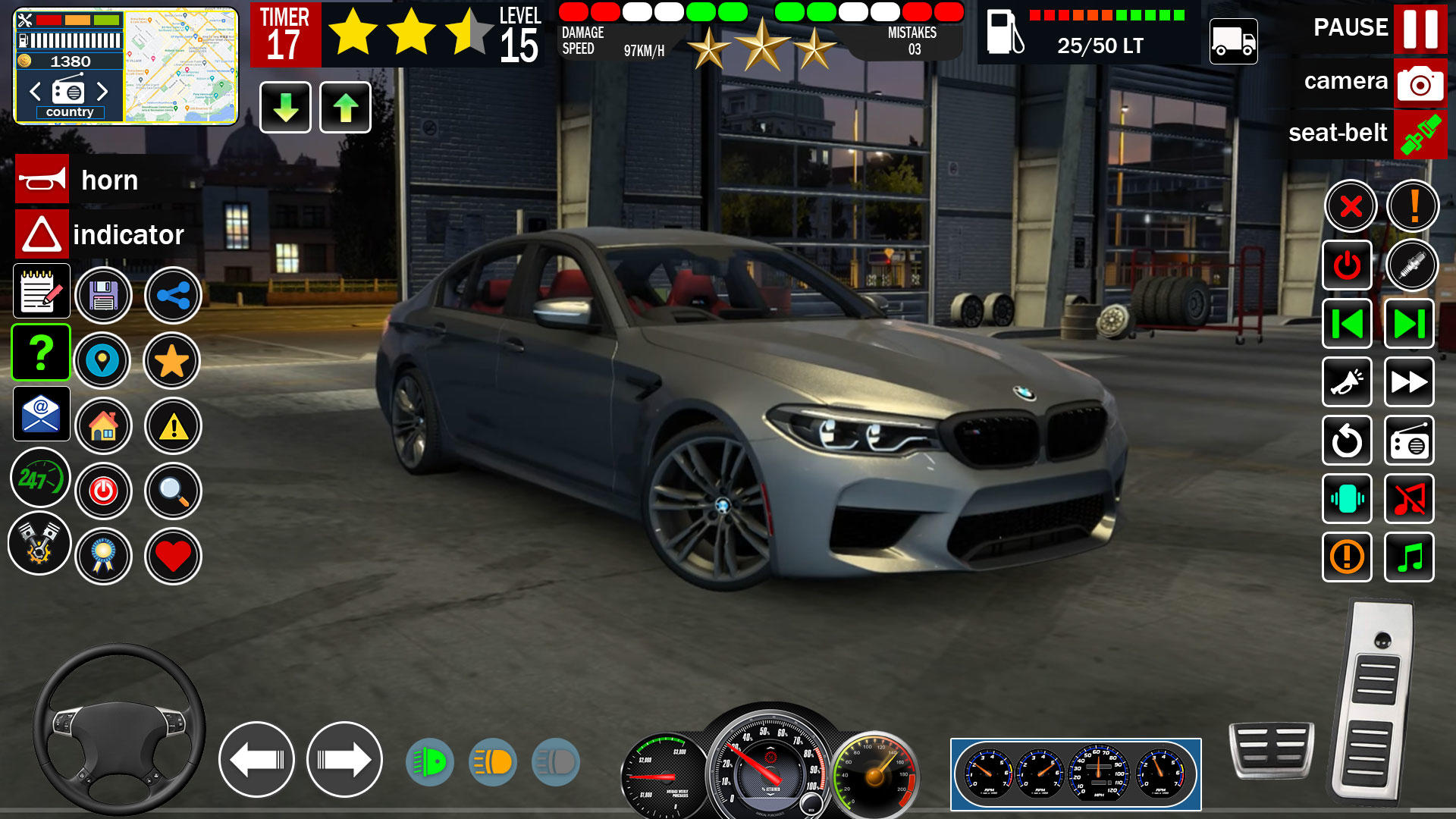 本物の車の駐車 車のゲーム 3D ゲームのスクリーンショット