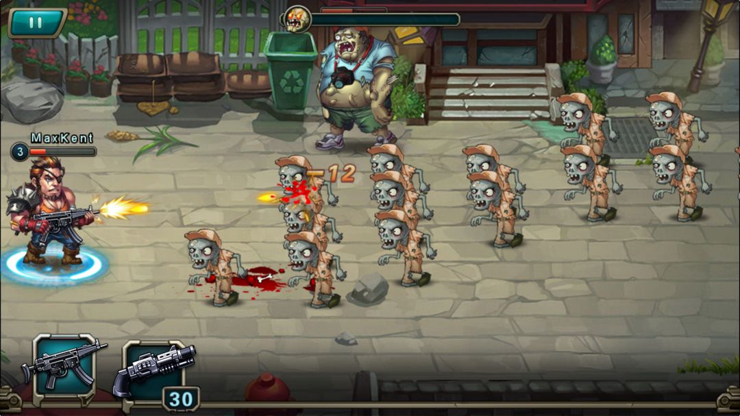 Screenshot of Zombie Striders