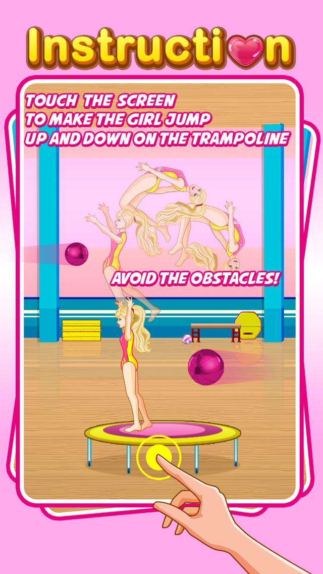 Amazing Gymnastics Trampoline Game Screenshot
