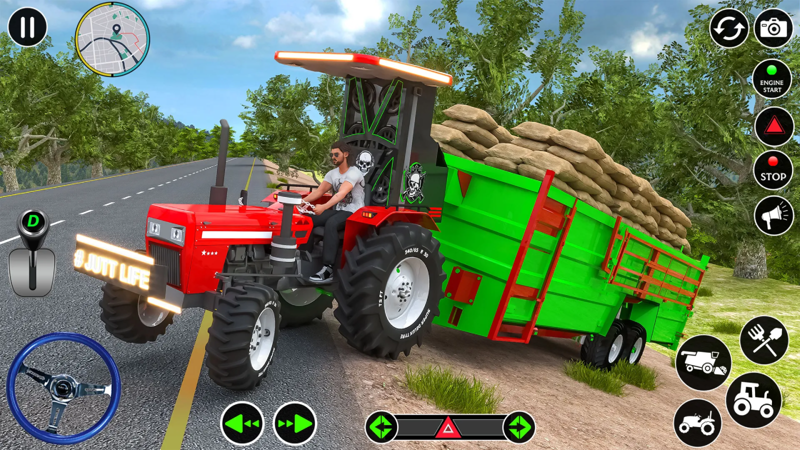 Simulador de jogo de trator agrícola versão móvel andróide iOS-TapTap