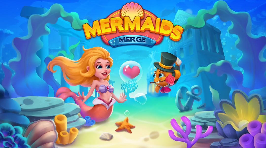 Screenshot of Merge Mermaids-magic puzzles