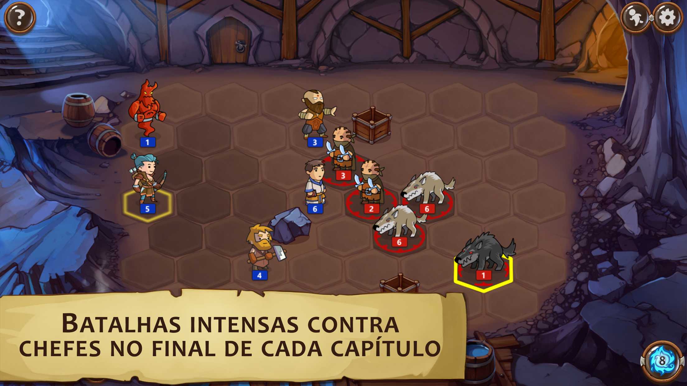 Captura de Tela do Jogo Braveland Wizard