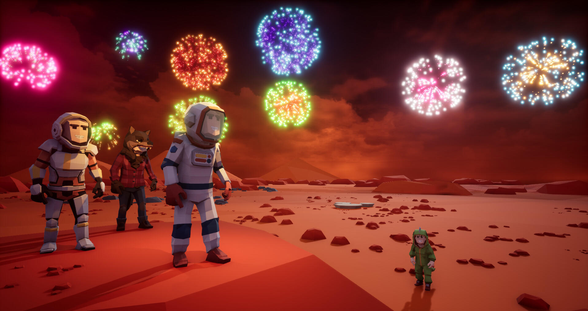 Screenshot of Fireworks Frenzy