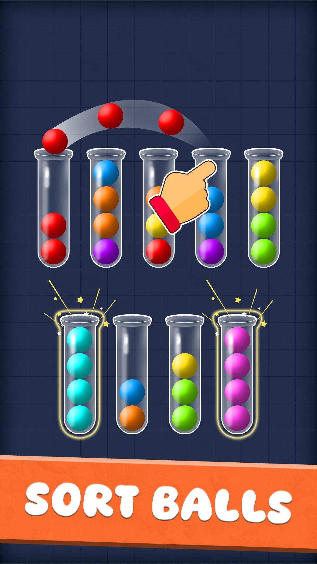 Cuplikan Layar Game Ball Sort - Color Puzzle Game