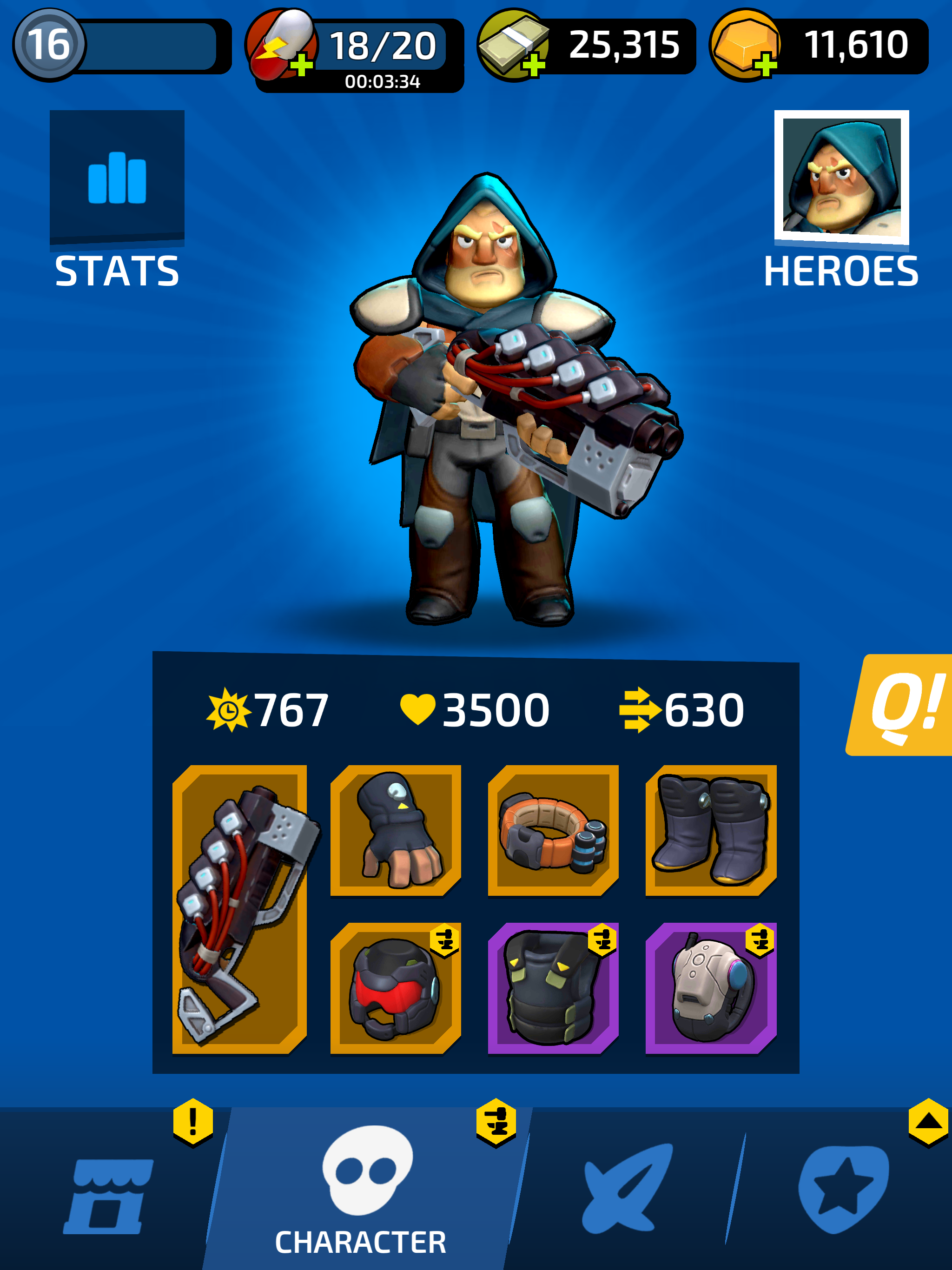 Impossible Space: A Space Hero Game Screenshot