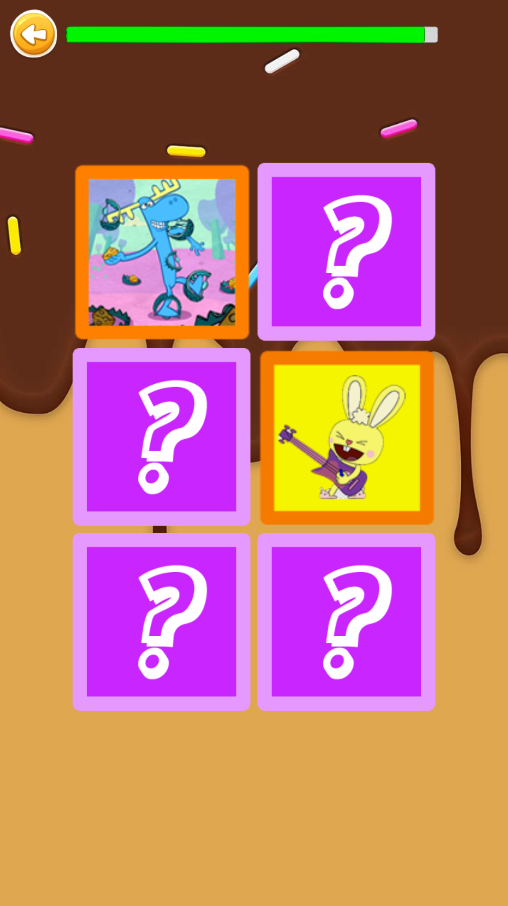 Puzzle Happy Tree Friends Game Game Screenshot