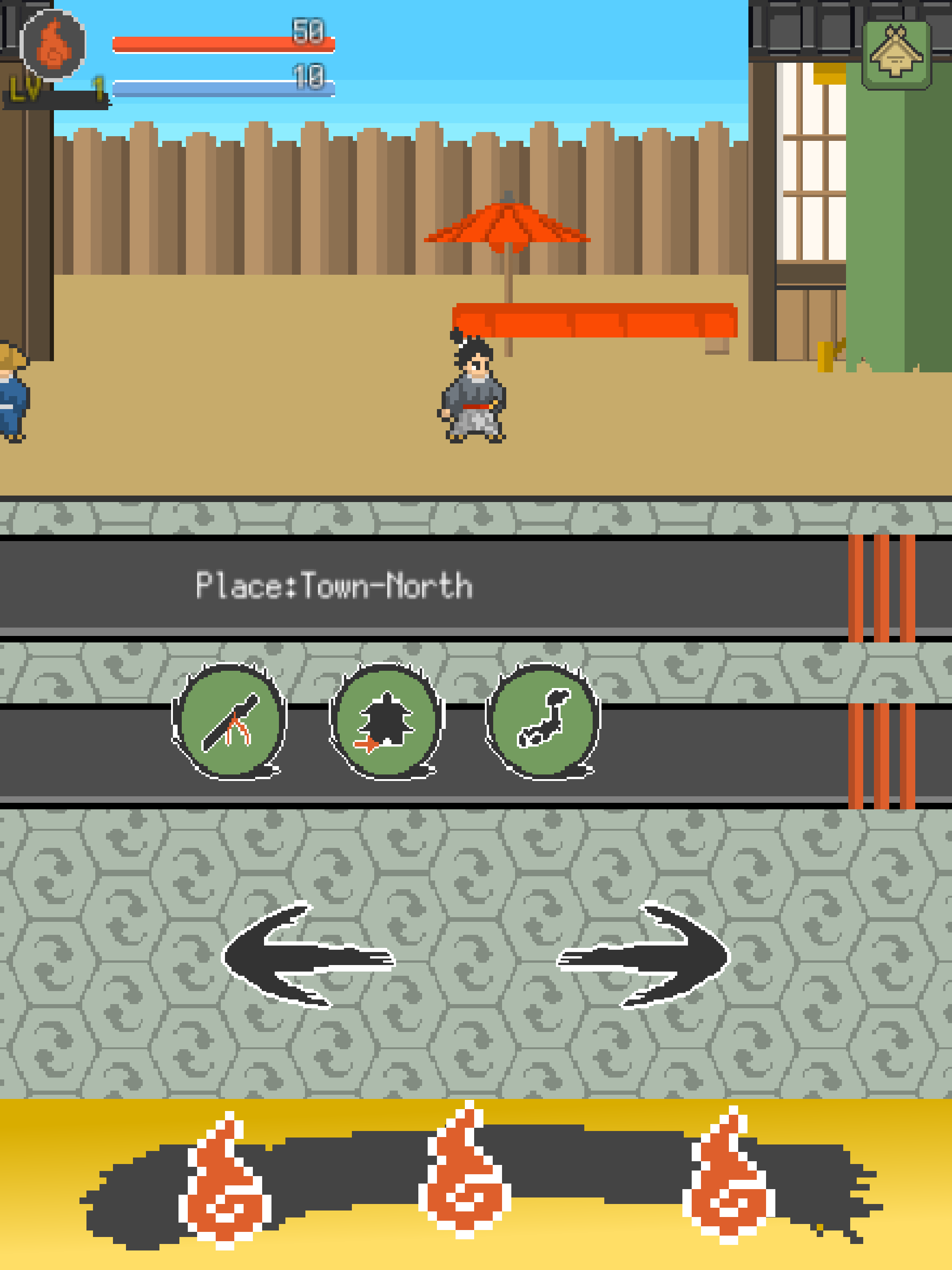 Ayakashi Samurai -hack slash Game Screenshot