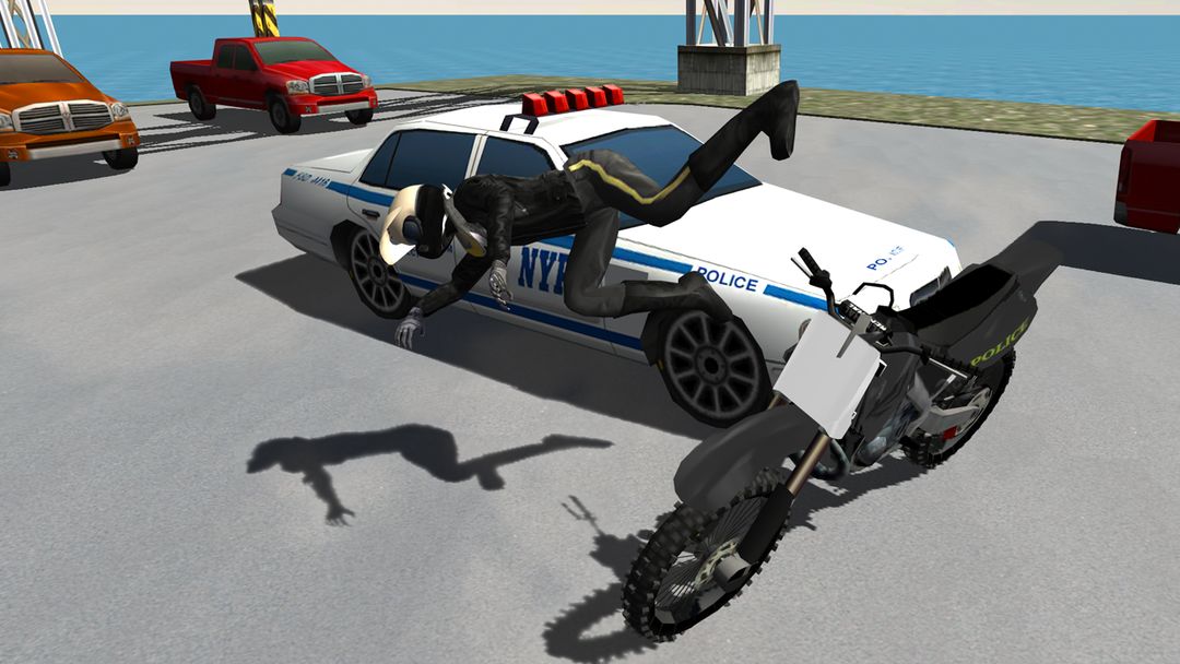 Police Motorbike Driving 게임 스크린 샷