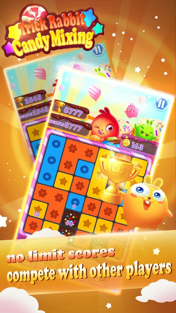 Trick Rabbit : Candy Mixing screenshot game