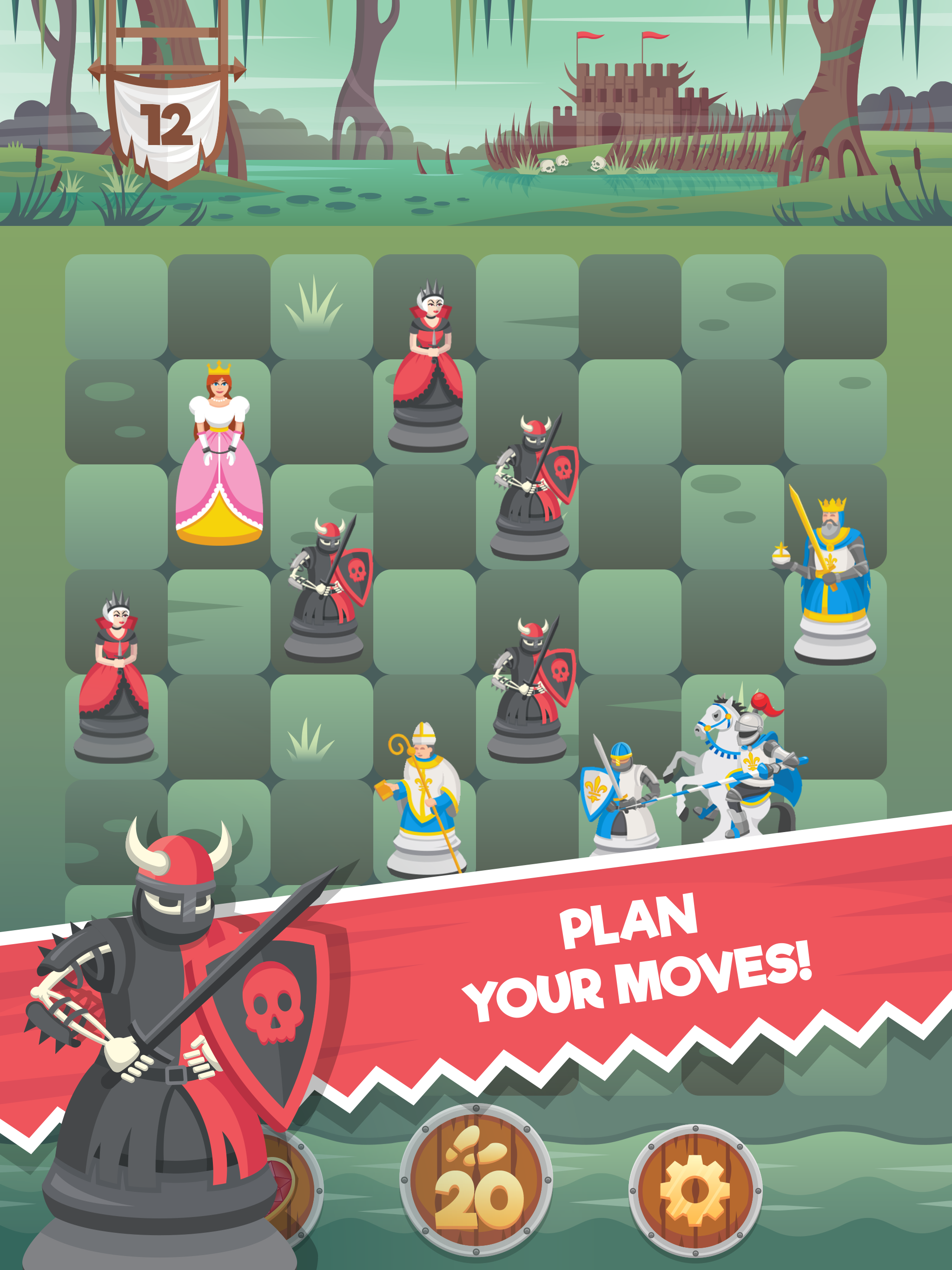 Knight Saves Queen Game Screenshot