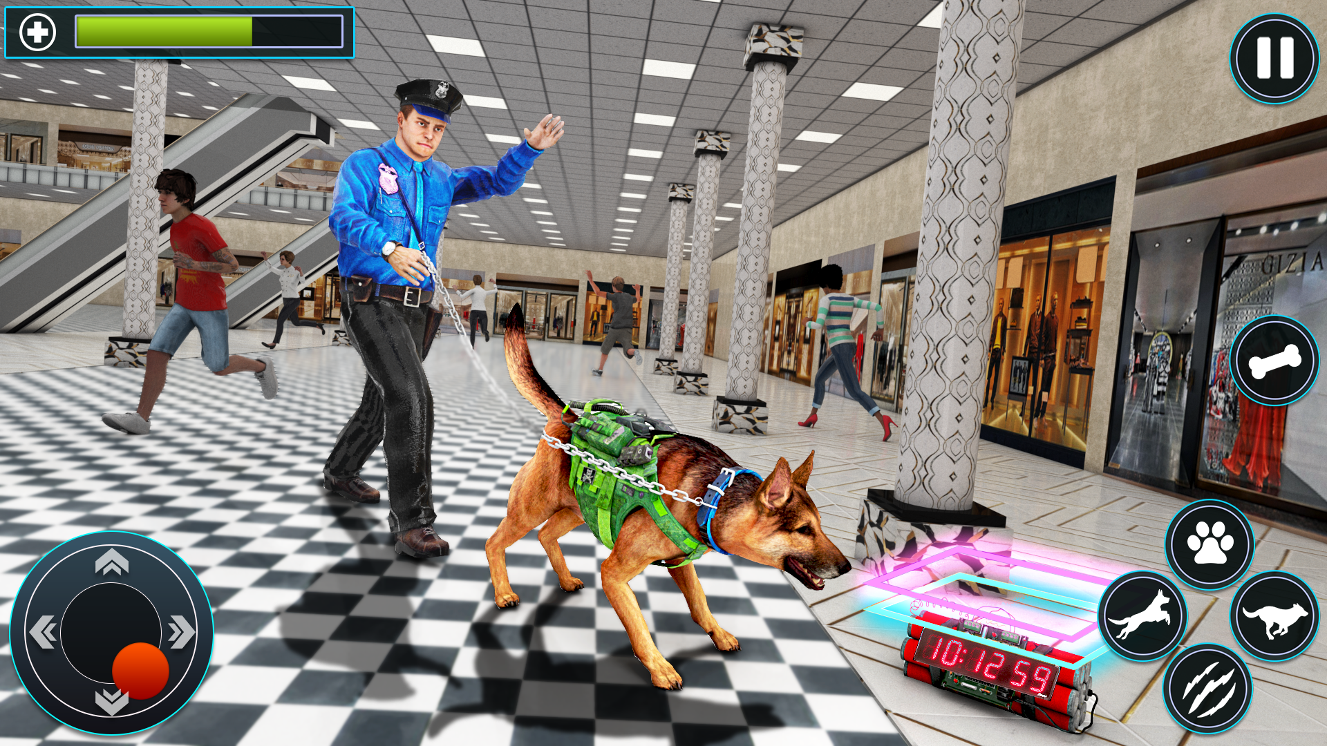 Download do APK de Cachorro correr atrás Jogos : Polícia Crime