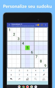 Captura de Tela do Jogo Sudoku - Quebra-cabeça