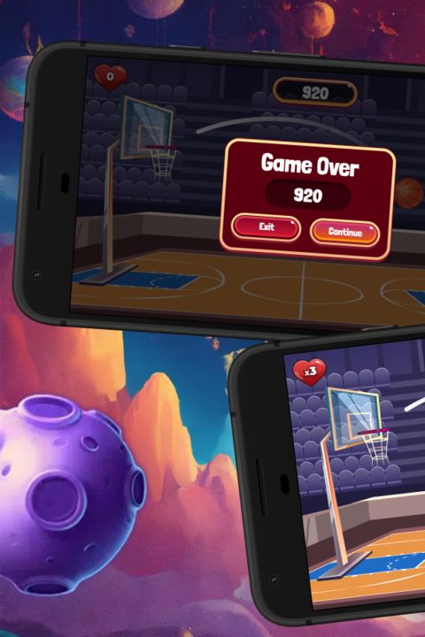 Screenshot 1 of Basketball Swipe Star 1.0
