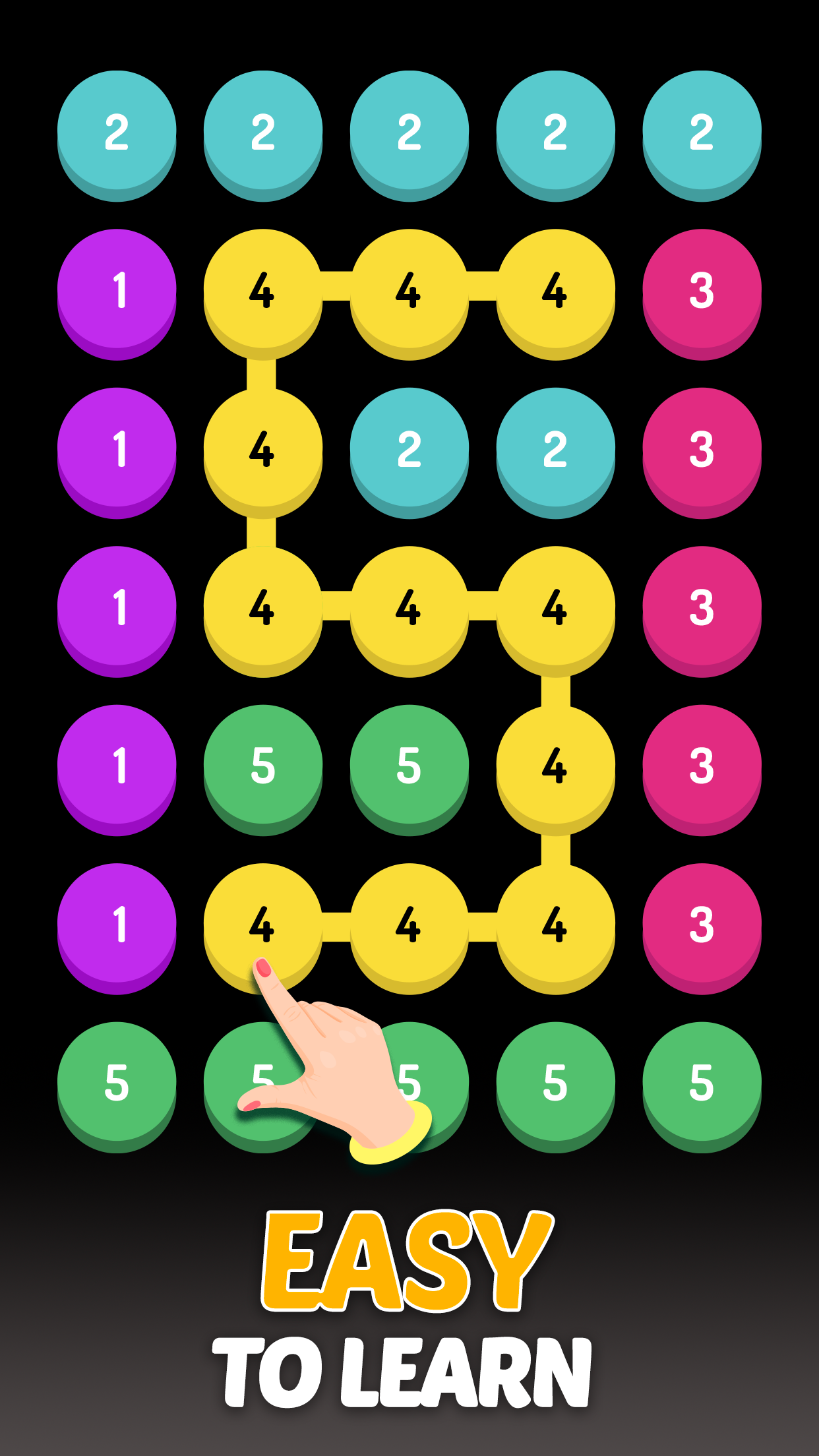 Merge Dots - Number Match Game Game Screenshot
