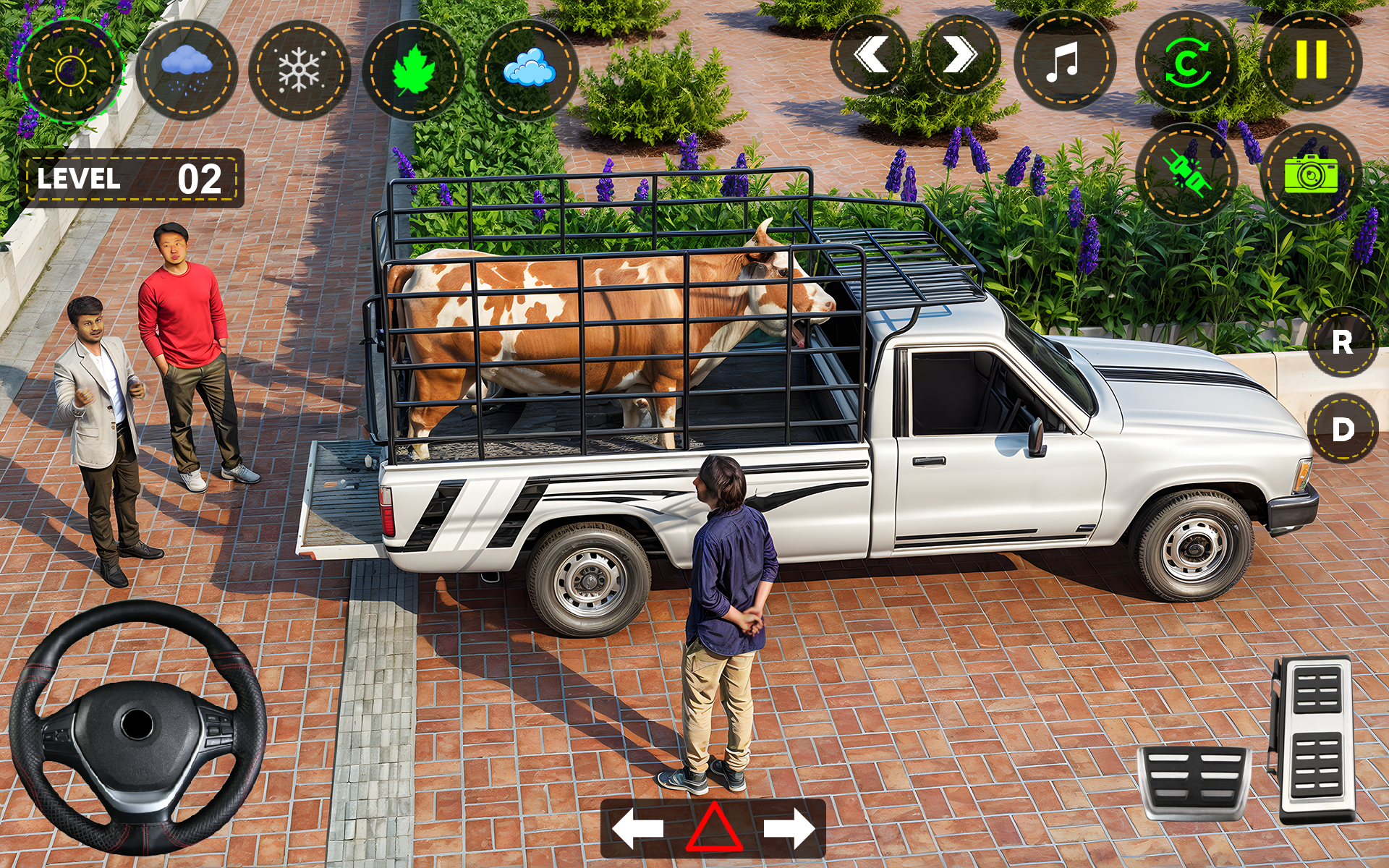 Farm Animal Cargo Truck 3d Game Screenshot