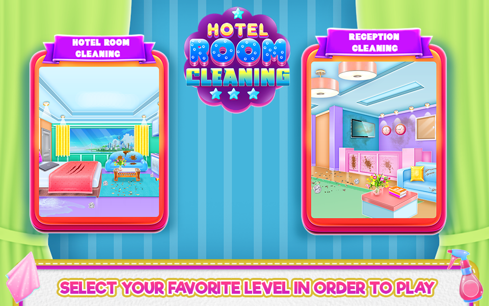 Hotel Room Cleaning Game Screenshot