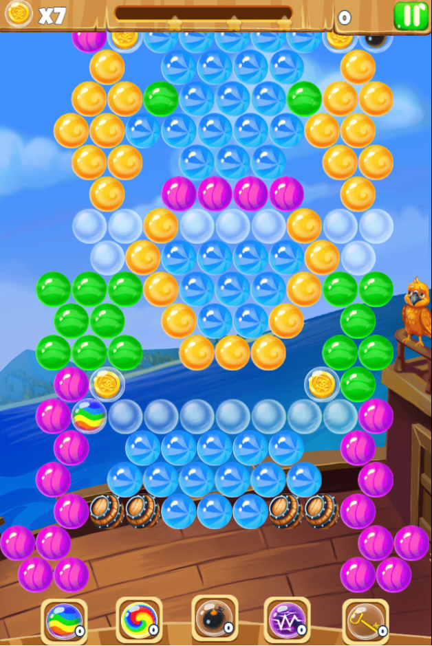 Oceanic Bubble Adventure Game Screenshot