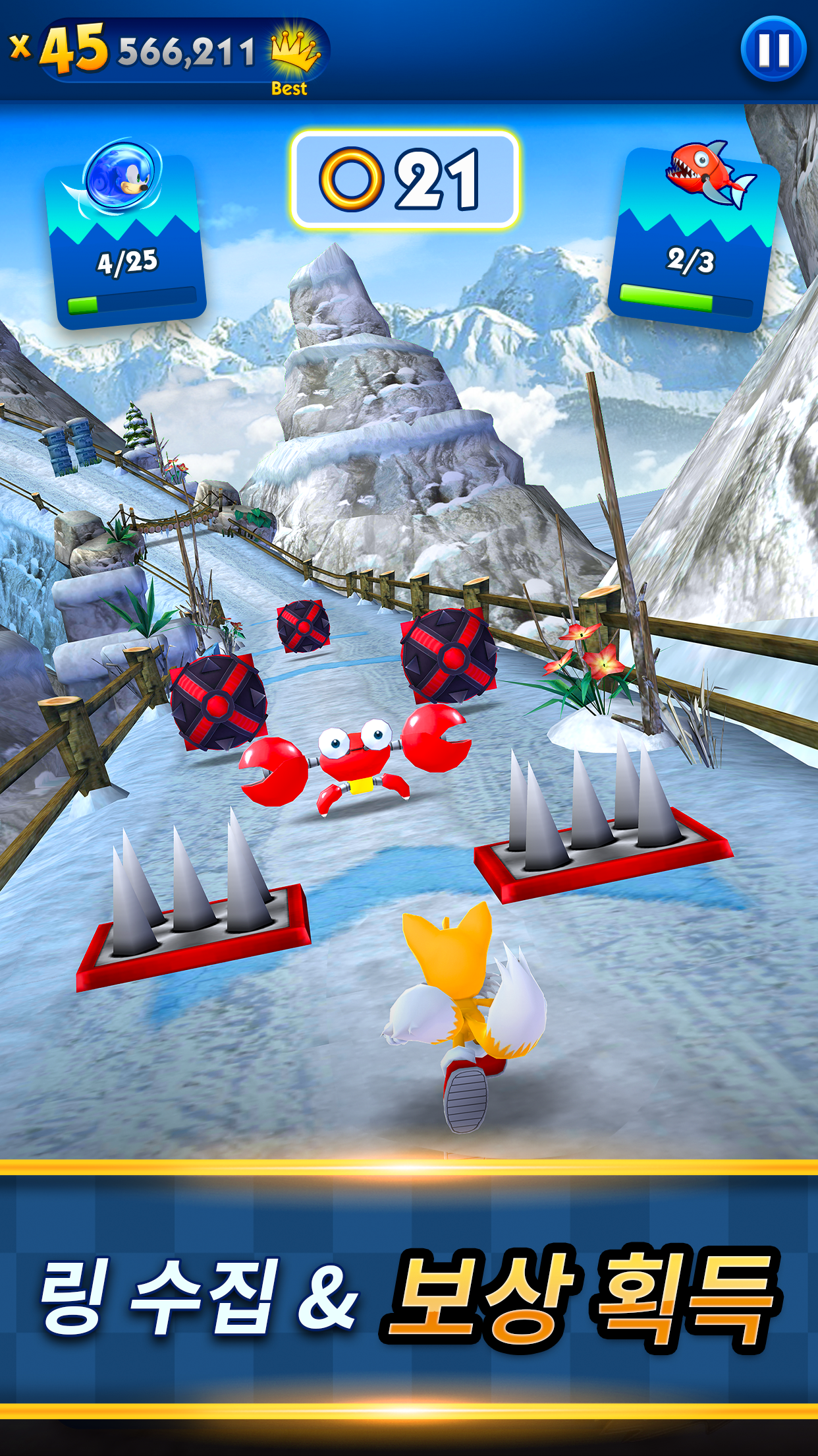 Sonic Dash Run 게임 스크린샷