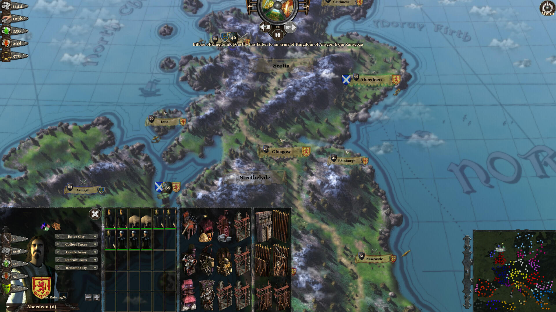 The King's Campaign Game Screenshot