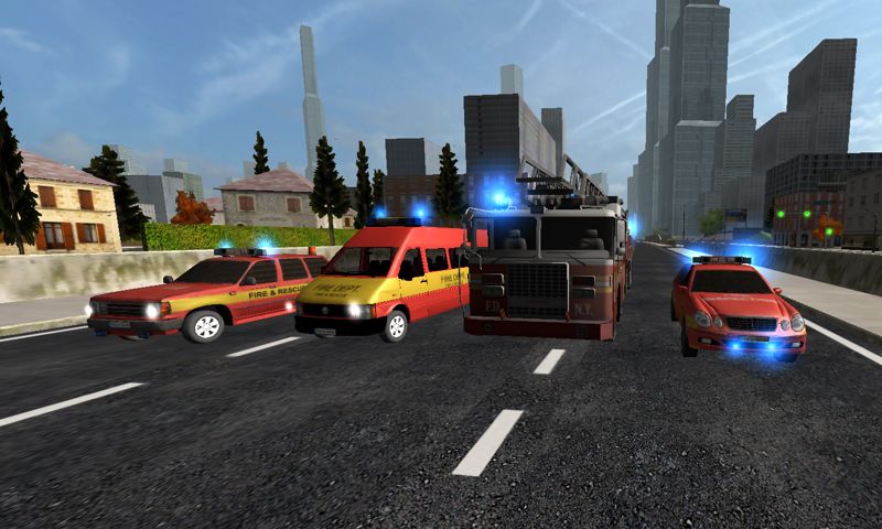 Screenshot of Duty Driver Firetruck LITE