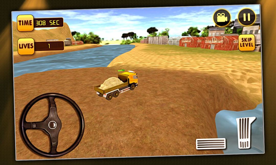 Excavator Simulator River Sand ภาพหน้าจอเกม