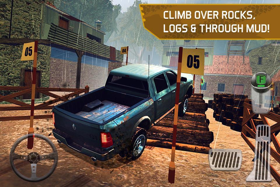 4x4 Dirt Offroad Parking Game Screenshot