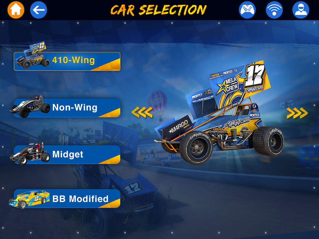 Screenshot of Dirt Trackin Sprint Cars
