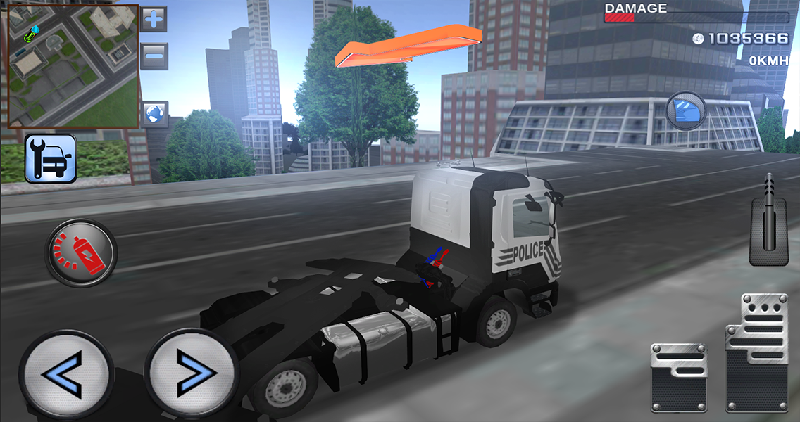 3D Police Truck Simulator 2016 Game Screenshot