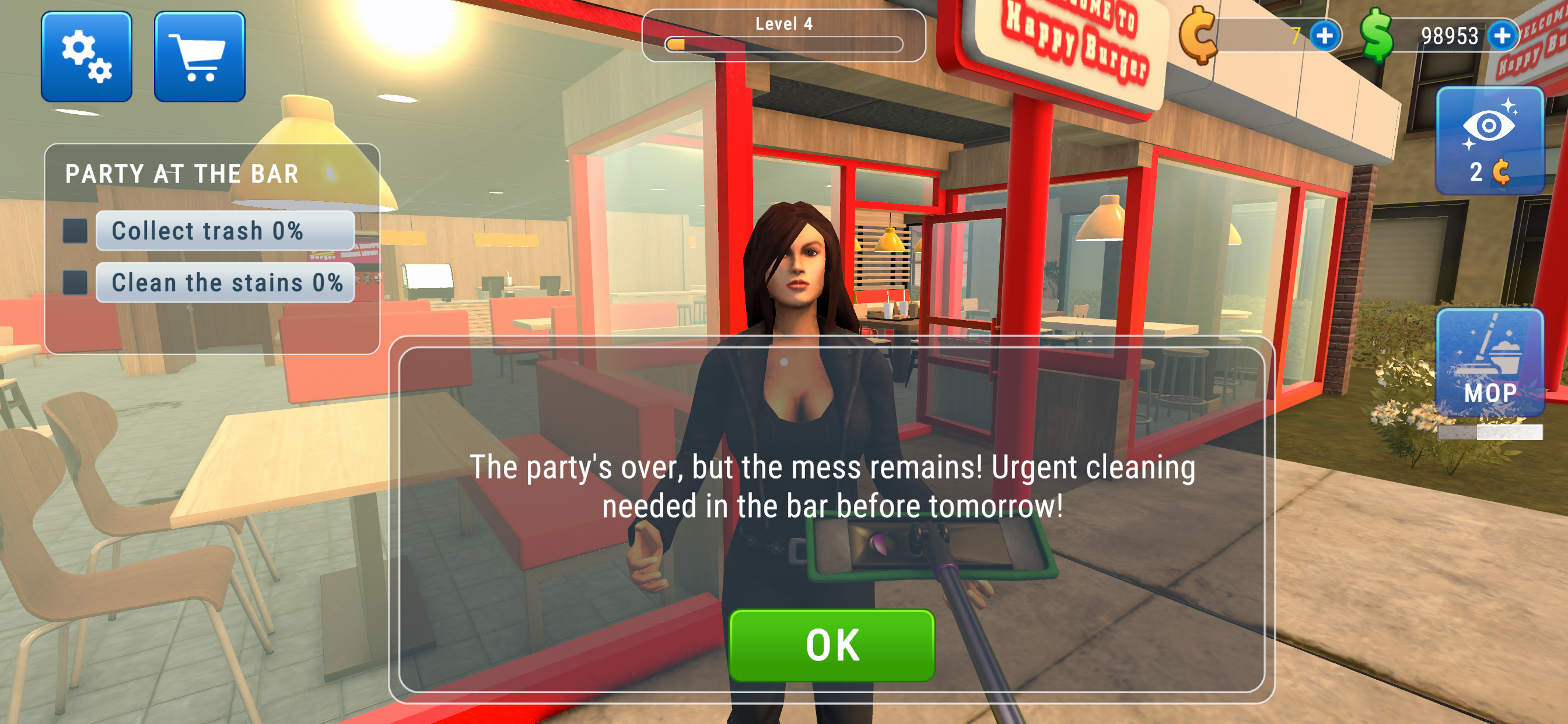 House Cleaner Simulator Game Screenshot