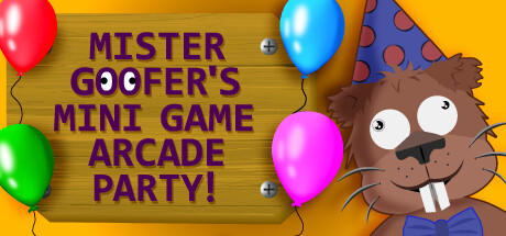 Banner of Mister Goofer’s Mini Game Arcade Party! 