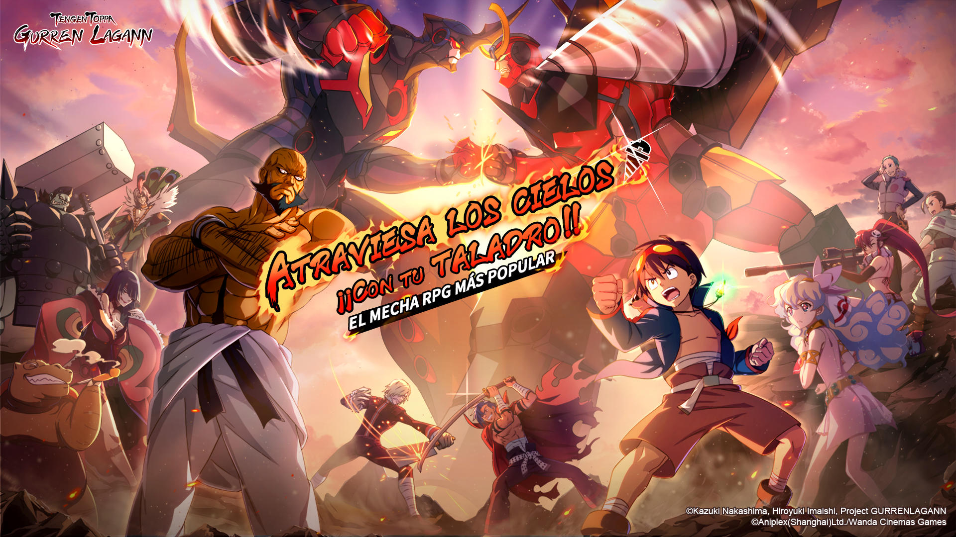 Cuplikan Layar Game Tengen Toppa Gurren Lagann EN