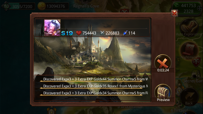 Heroes of Camelot Game Screenshot