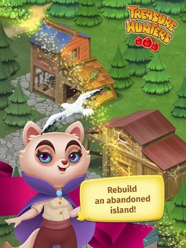 Cuplikan Layar Game Treasure Hunters: free match3 gems