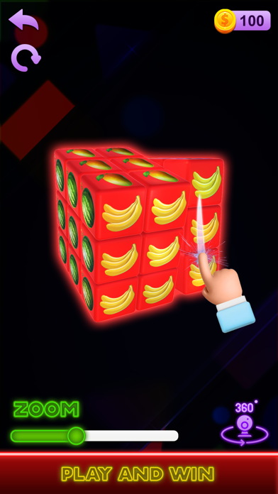 Screenshot of Rubik's Cube Solver 3D