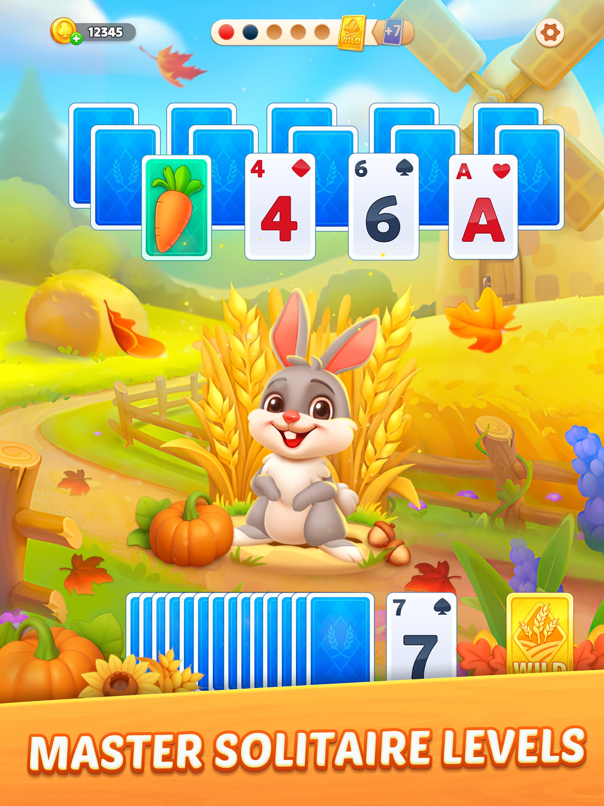 Solitaire Farm Adventure Game Screenshot
