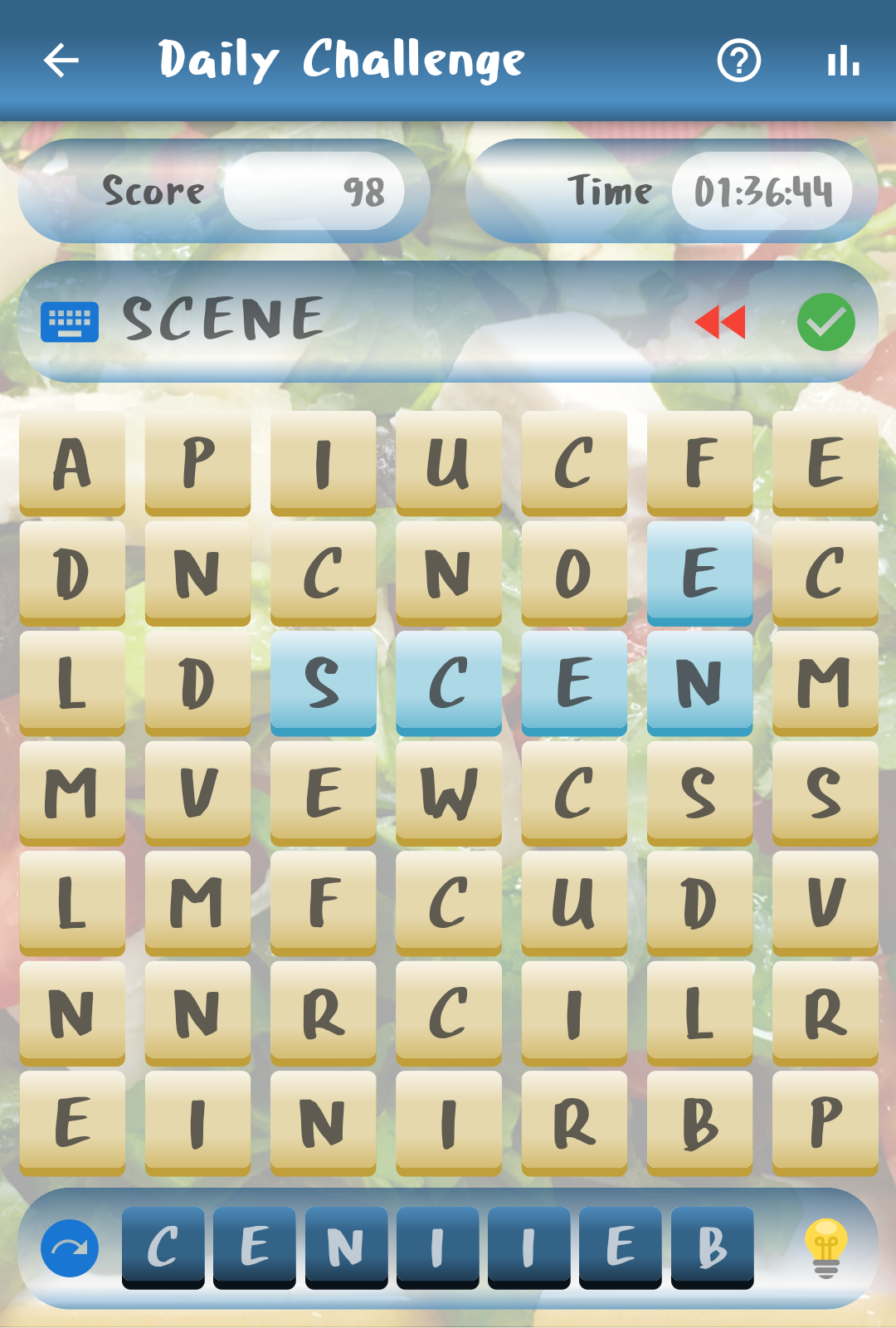 Captura de Tela do Jogo ActivNow Word Salad