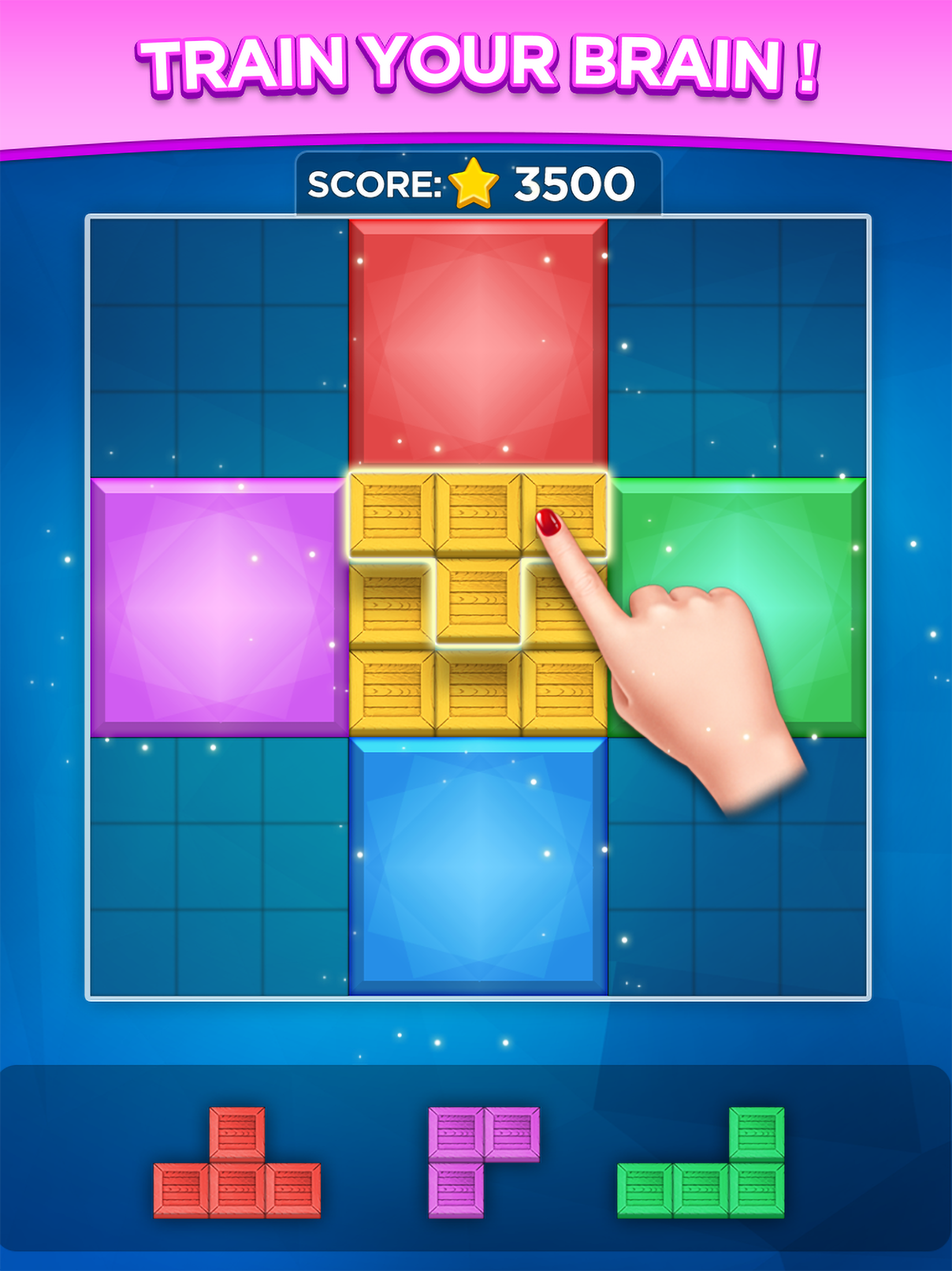 Скриншот игры Color Block Puzzle