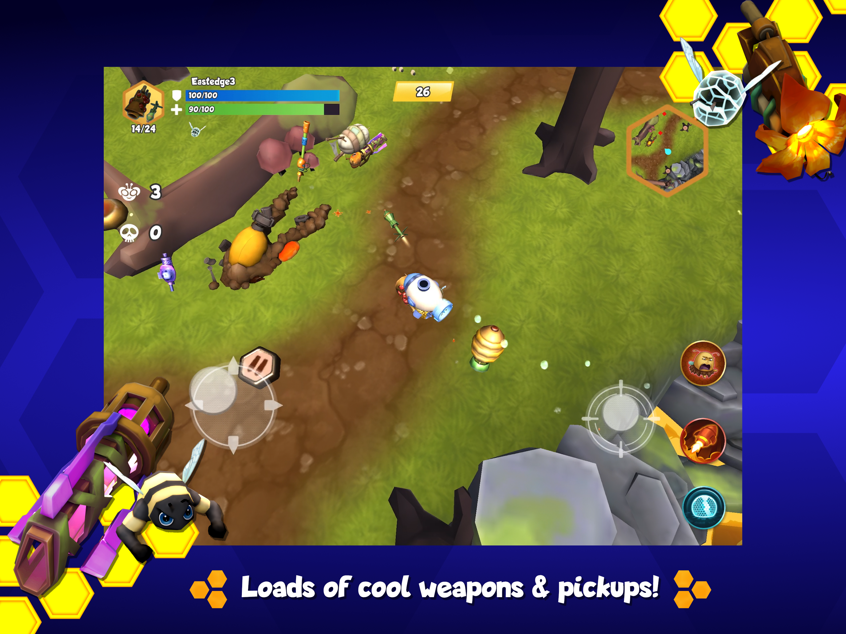 Screenshot of Battle Bees Royale