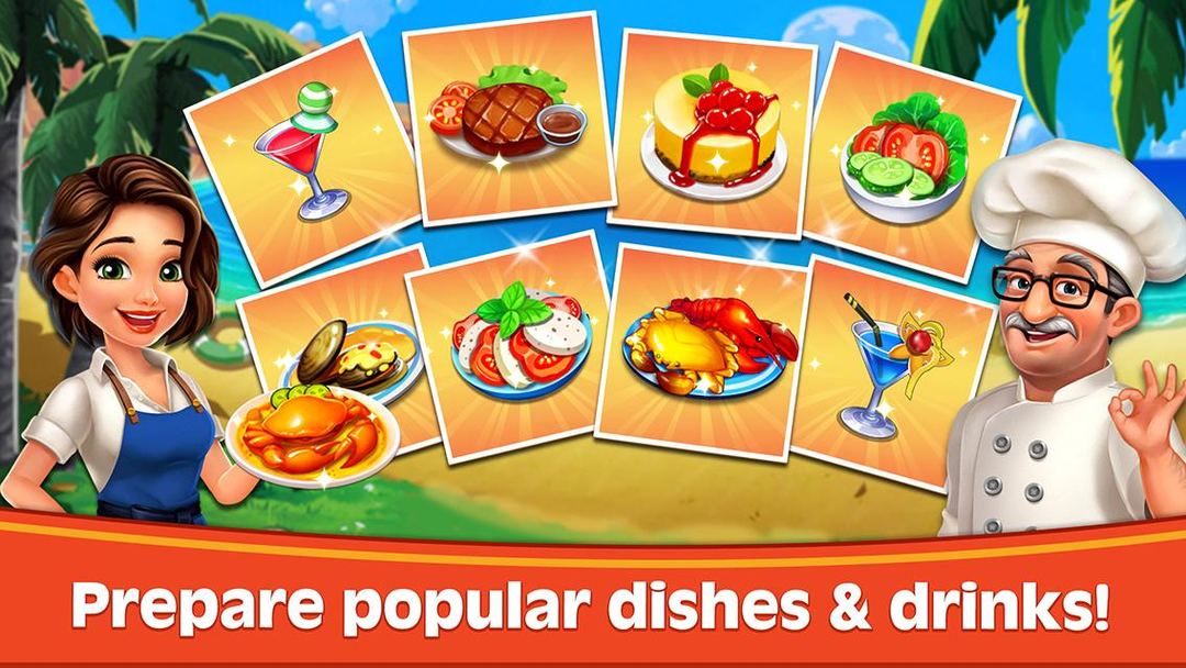 Cooking Rush - Chef's Fever Games 게임 스크린 샷