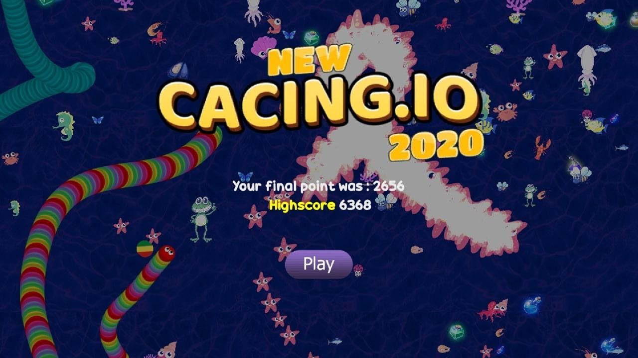 New Cacing.io 2020: Snake Zone Worm Mate Games ภาพหน้าจอเกม