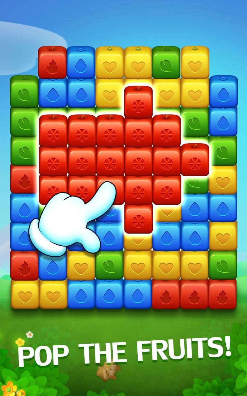 Happy Fruits Bomb - Cube Blast Game Screenshot