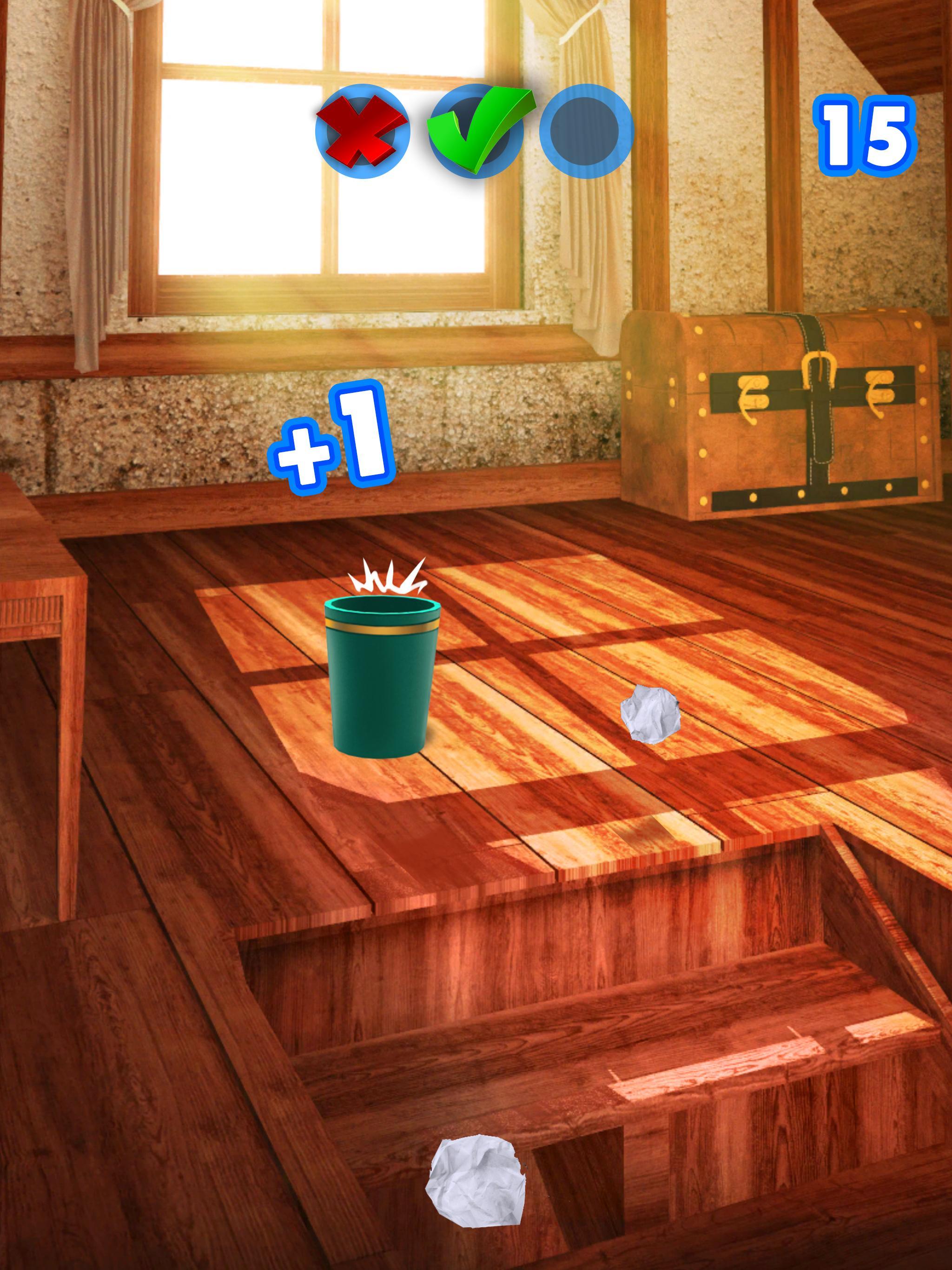 Paper Throw - Aim and Toss Game Screenshot