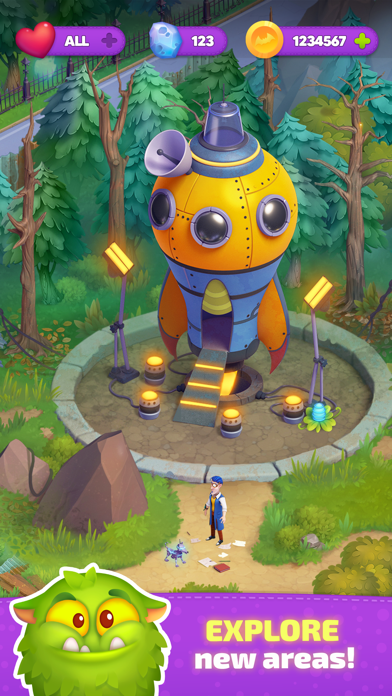 Bounceville Stories: Brick Pop Game Screenshot