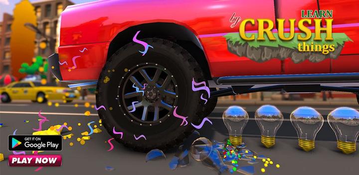 Banner of Monster Trucks Game 4 Kids - Learn by Car Crushing 1.2