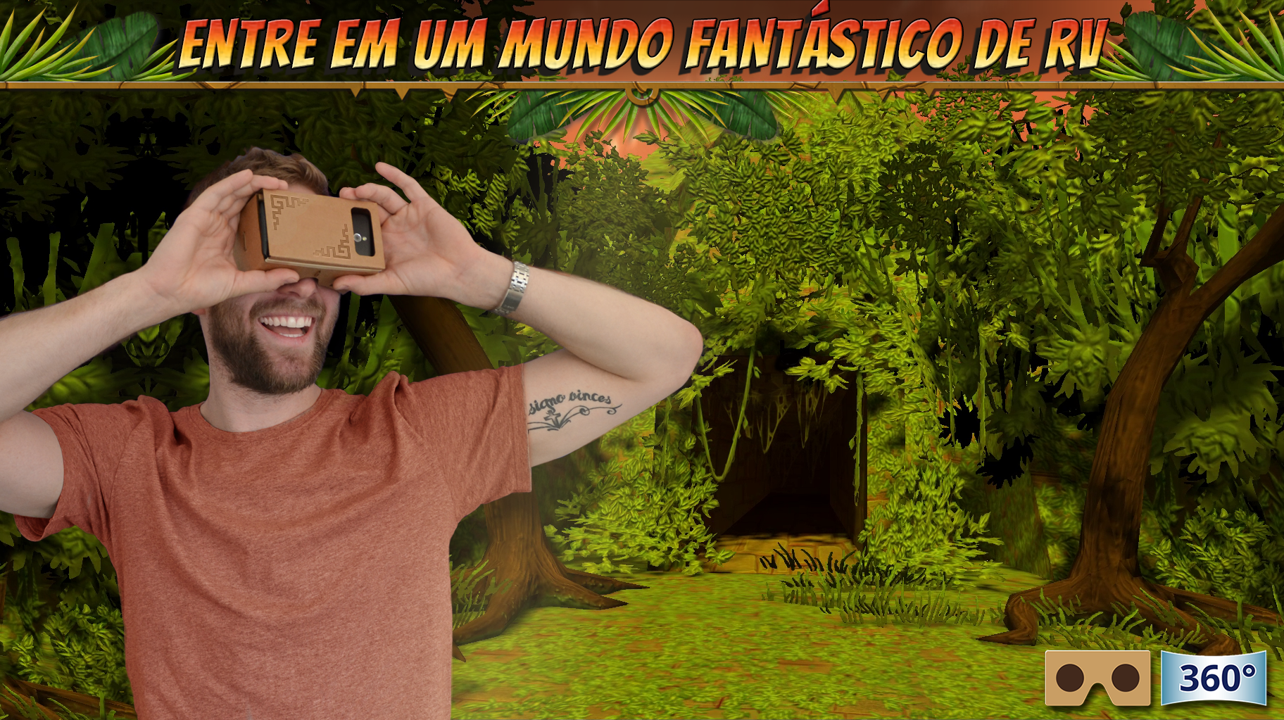 Captura de Tela do Jogo Hidden Temple - VR Adventure