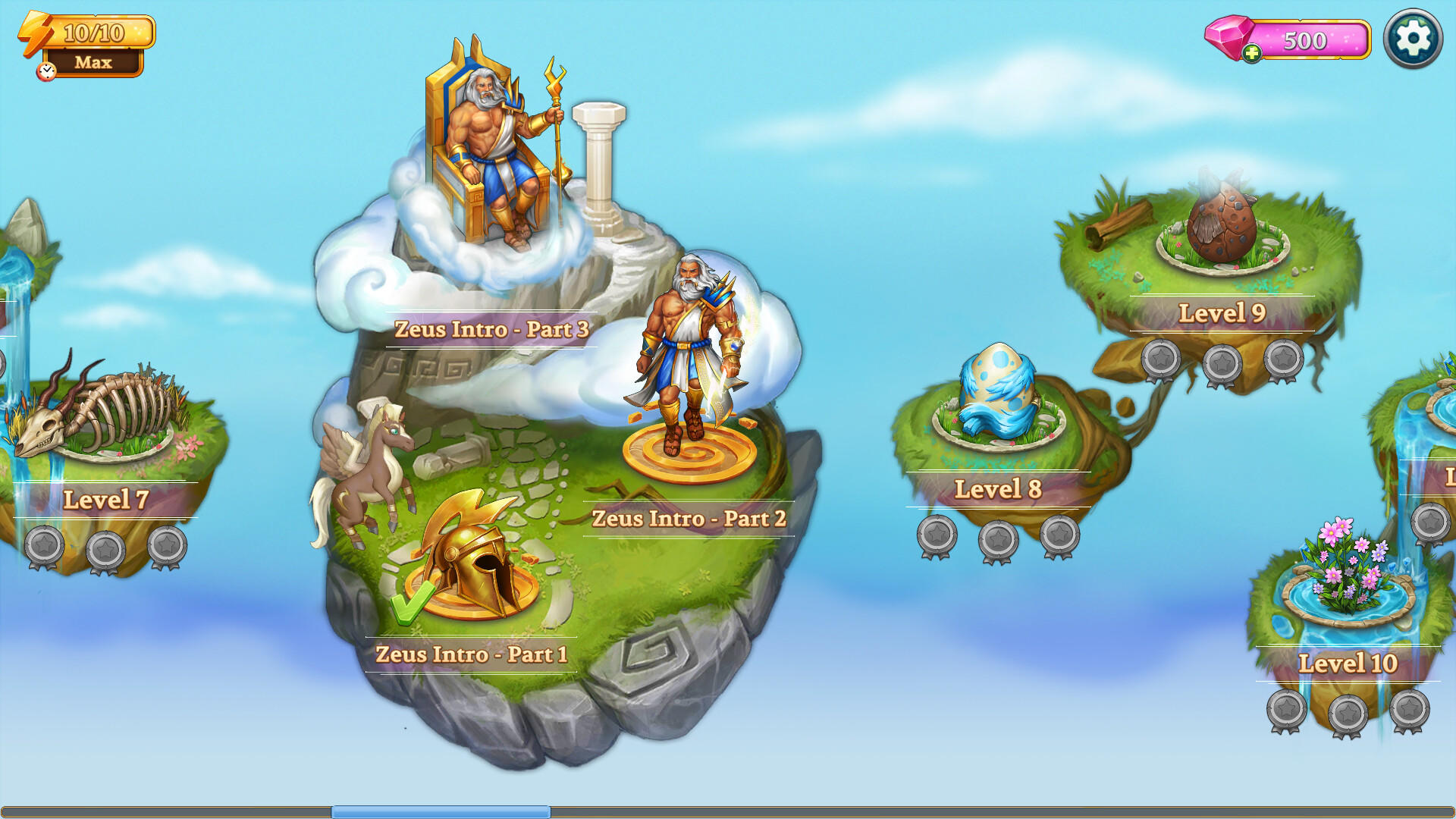 Screenshot of Merge Adventure: Magic Dragons